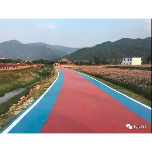 彩色路面水性环保路面